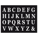 48er-Set Klebebuchstaben