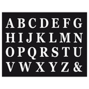 Set de 48 lettres adhésives