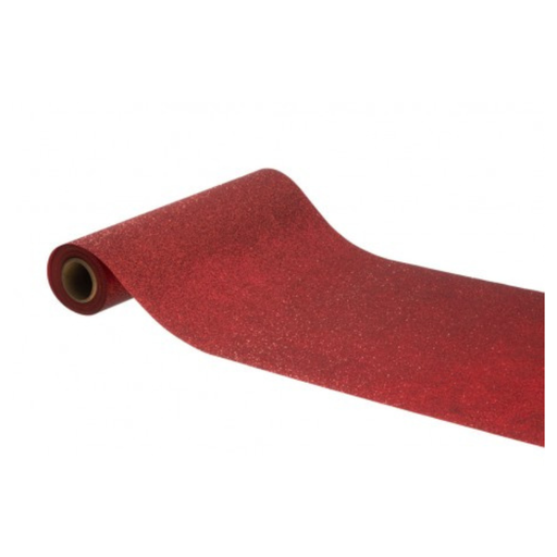 [CHA11445-16] Chemin de table paillettes 30cm x 5m (Rouge)