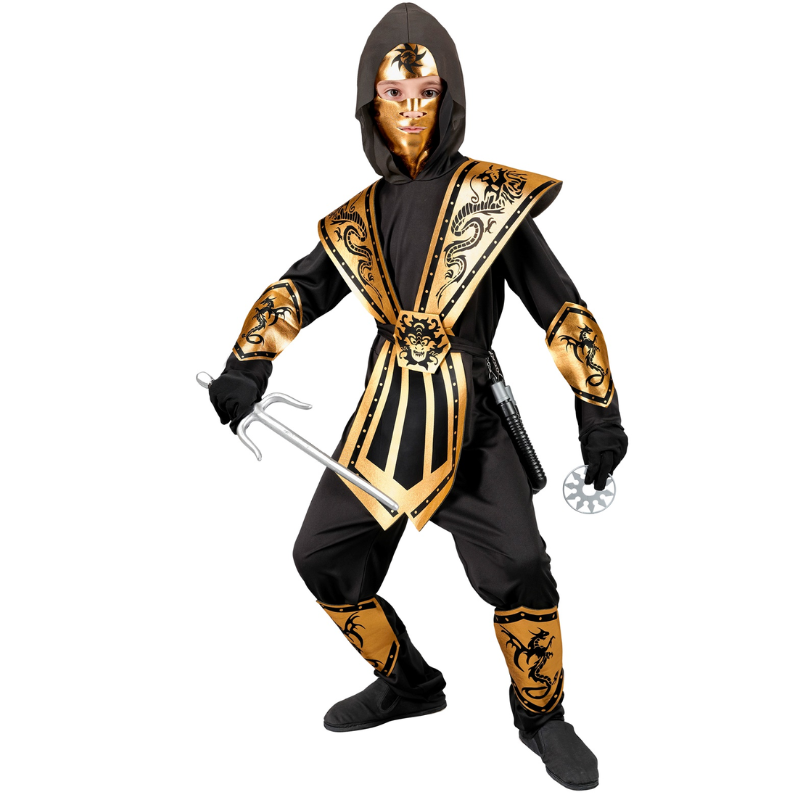 Gold Ninja Costume for Children