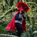 Cape Triceratops rouge 4-6 ans 