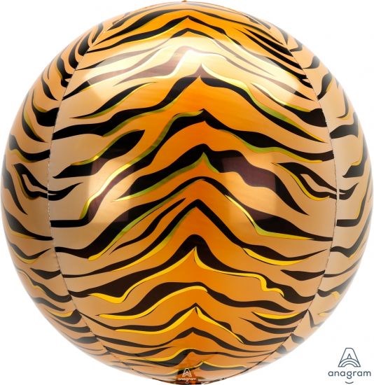 [AMS4211001] Ballon Sphère 40 cm impression Tigre