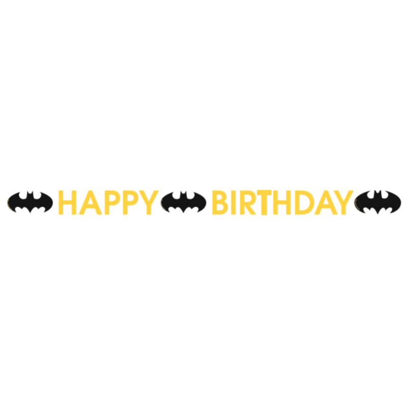 Guirlande Happy Birthday Batman™