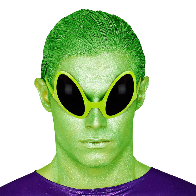 [WID0347O] Glasses Alien green