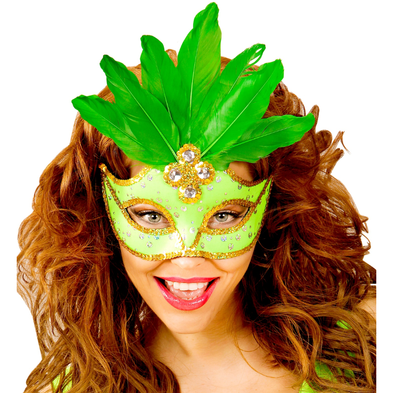 [WID03868] Eye mask Brésil green