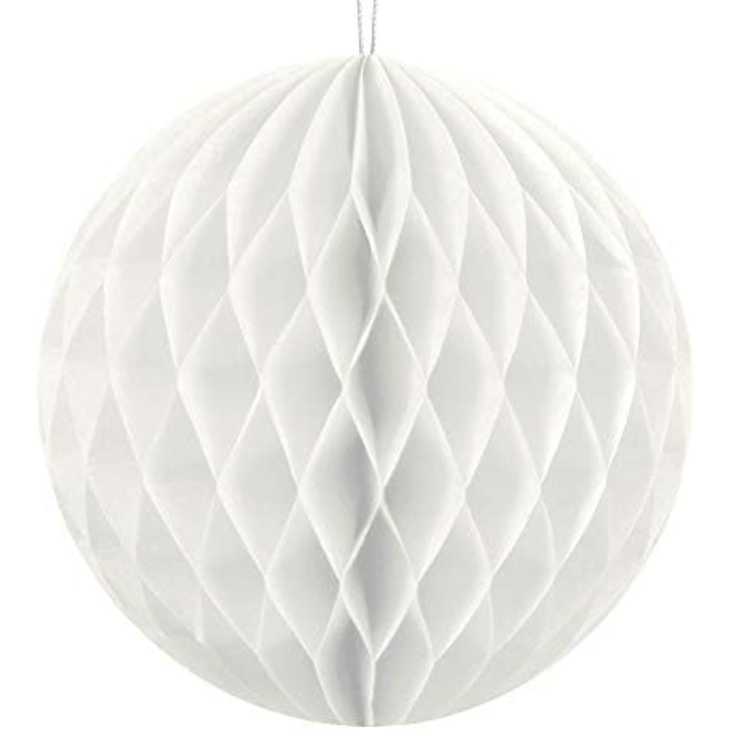 Boule nid d'abeille en papier 32 cm