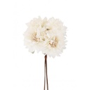 Bouquet de 4 fleurs couleur vieux rose 26cm