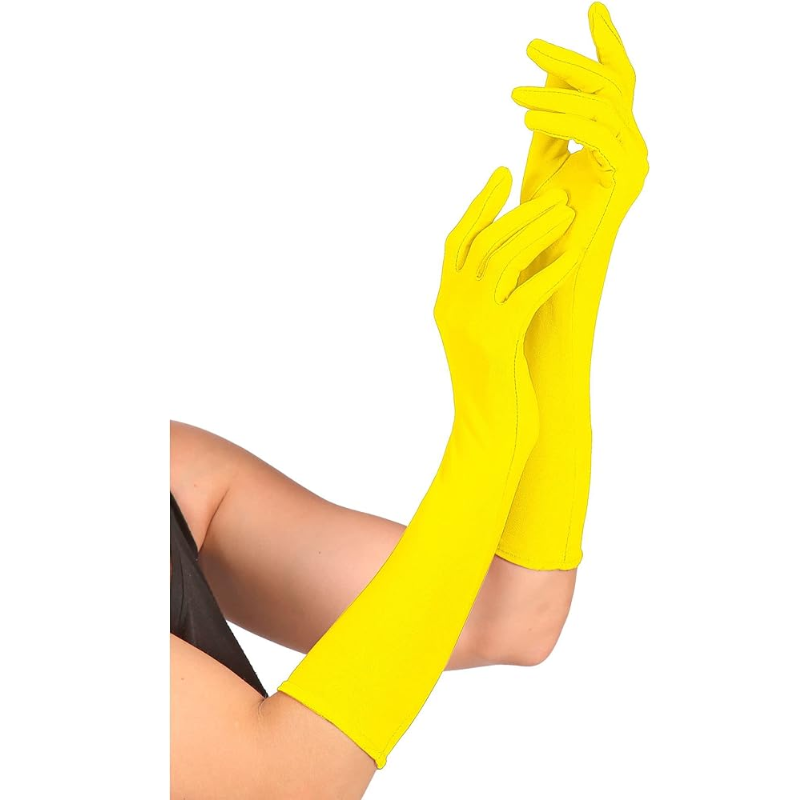 Gants longs fluo