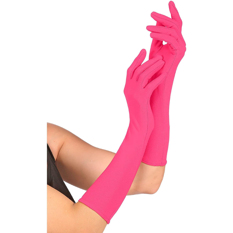 Gants longs fluo