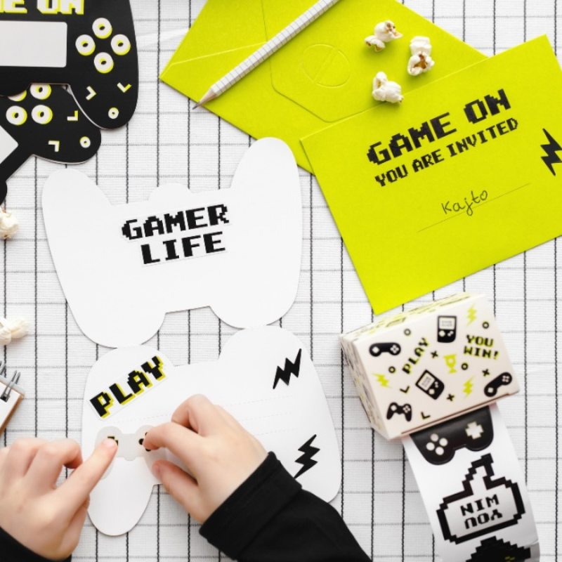 Autocollants jeux vidéo 