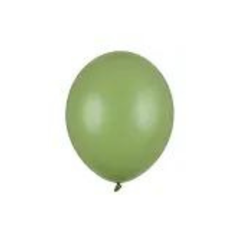 50 ballons latex 30 cm vert Romarin