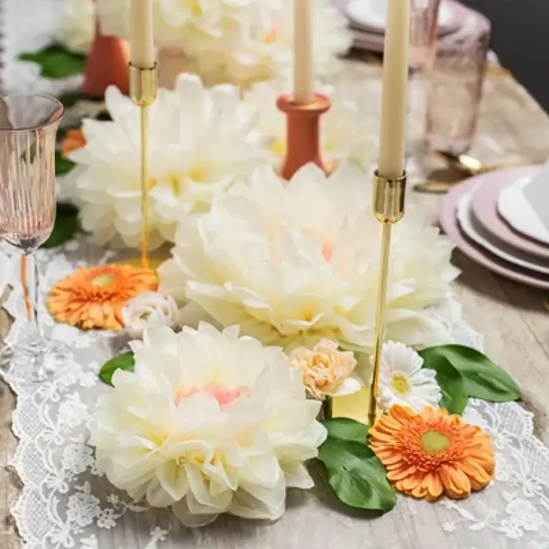 Fleurs en papier de soie