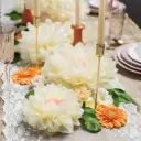 Fleurs en papier de soie