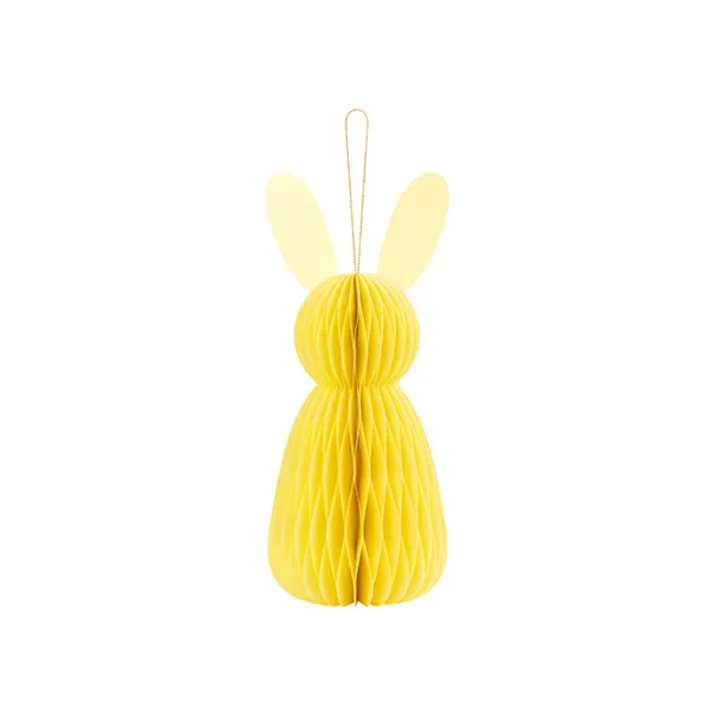 Lapin en papier alvéolaire 30 cm