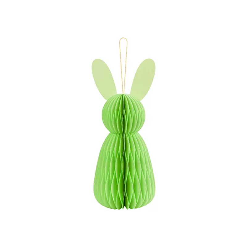 Lapin en papier alvéolaire 30 cm