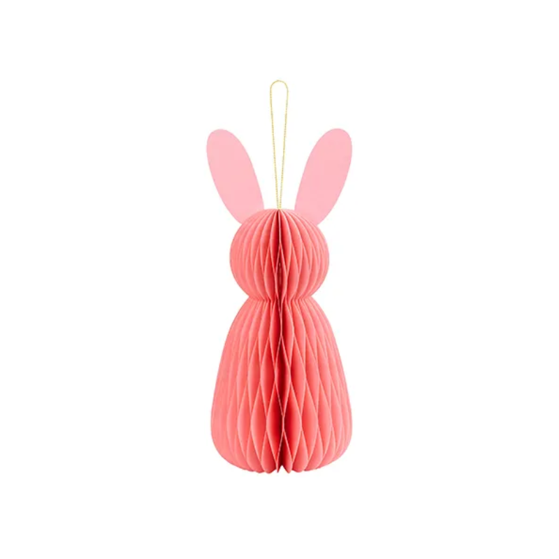 Lapin en papier alvéolaire 30 cm