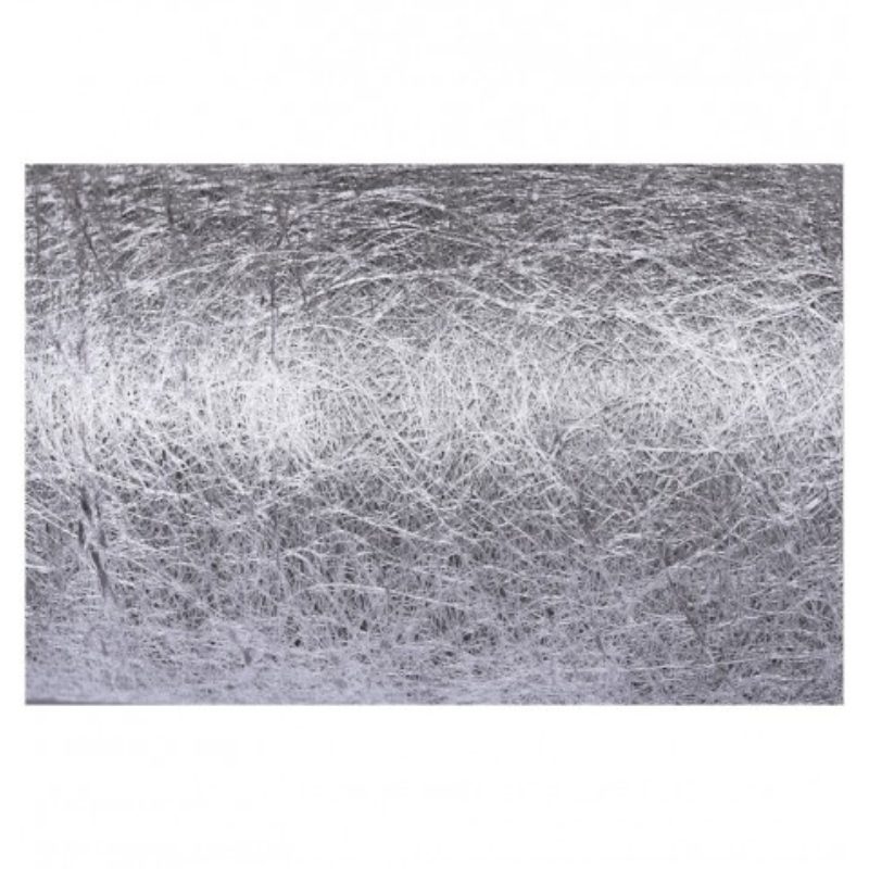 [CHAC51030001] Chemin de table brillance 30CMX10M (Argent métalique)