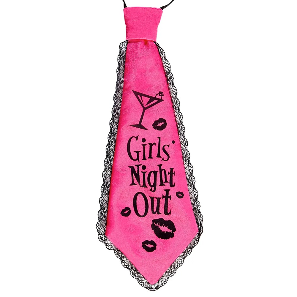 Cravate rose "Girls Night Out"
