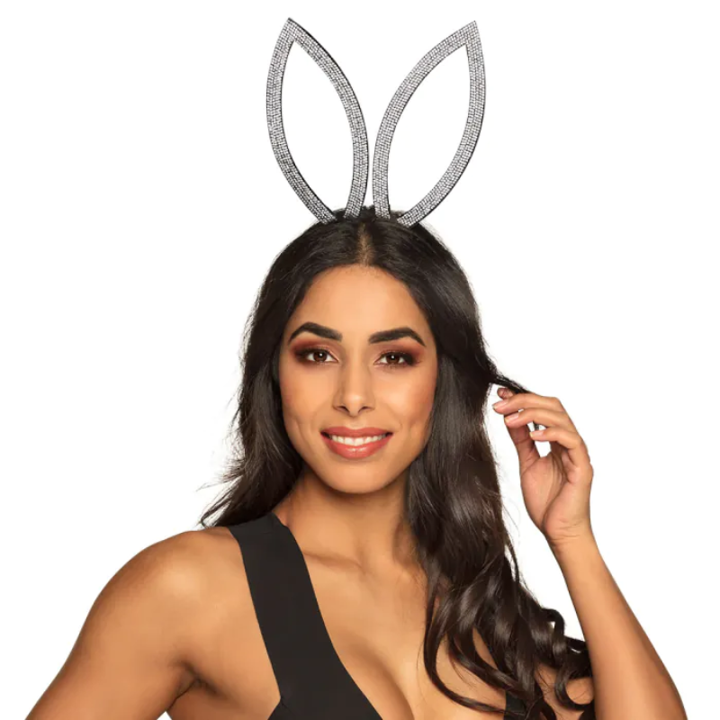 Serre-tête oreilles de lapin strass