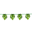 Guirlande 3 mètres feuilles de Monstera