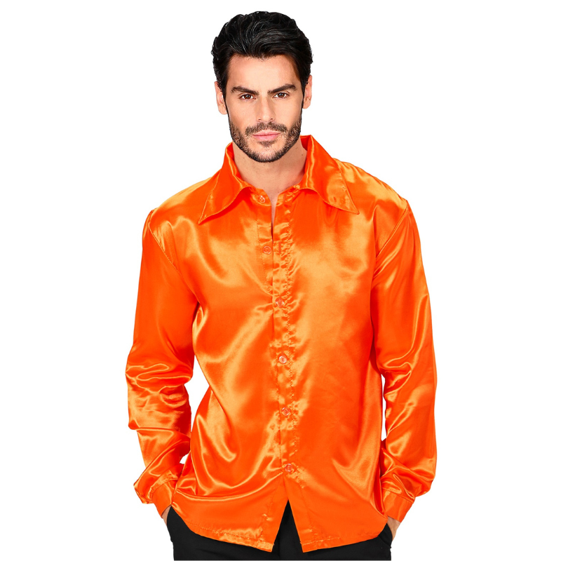 Chemise en satin pour Homme 