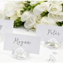 Porte-cartes diamant blanc