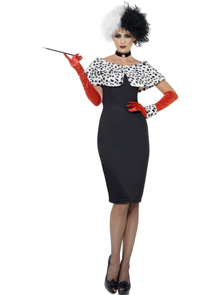 [SMI32806S] Cruella-Kostüm für Damen (S)