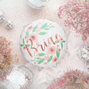 Ballon "Bride" motifs fleuris 45 cm