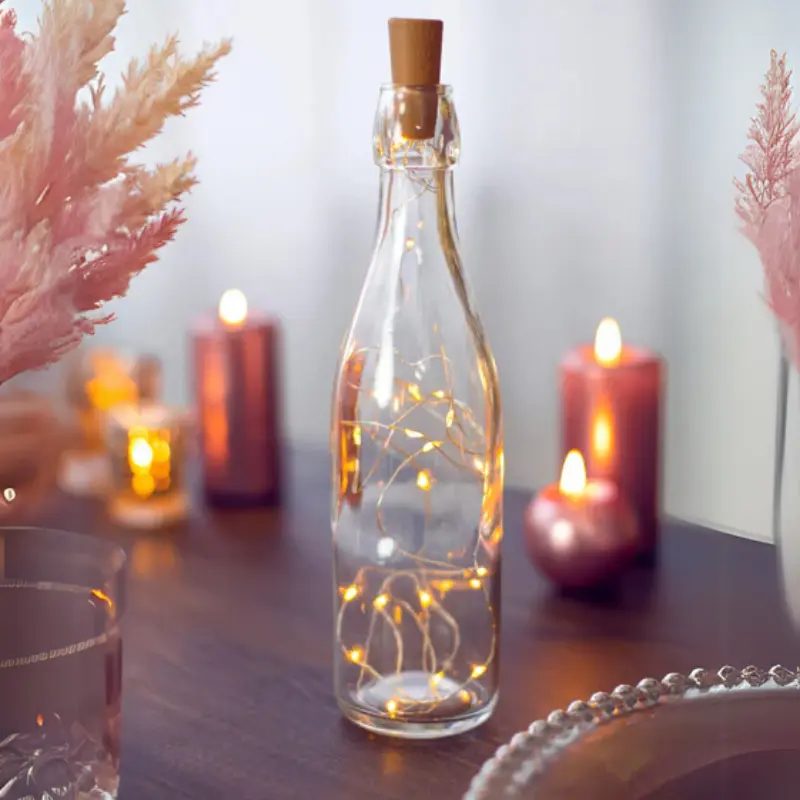 Bouchon guirlande LED