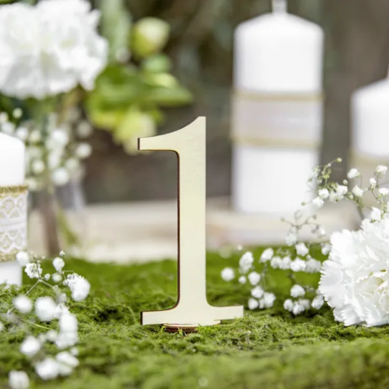 Wooden Table Numbers
