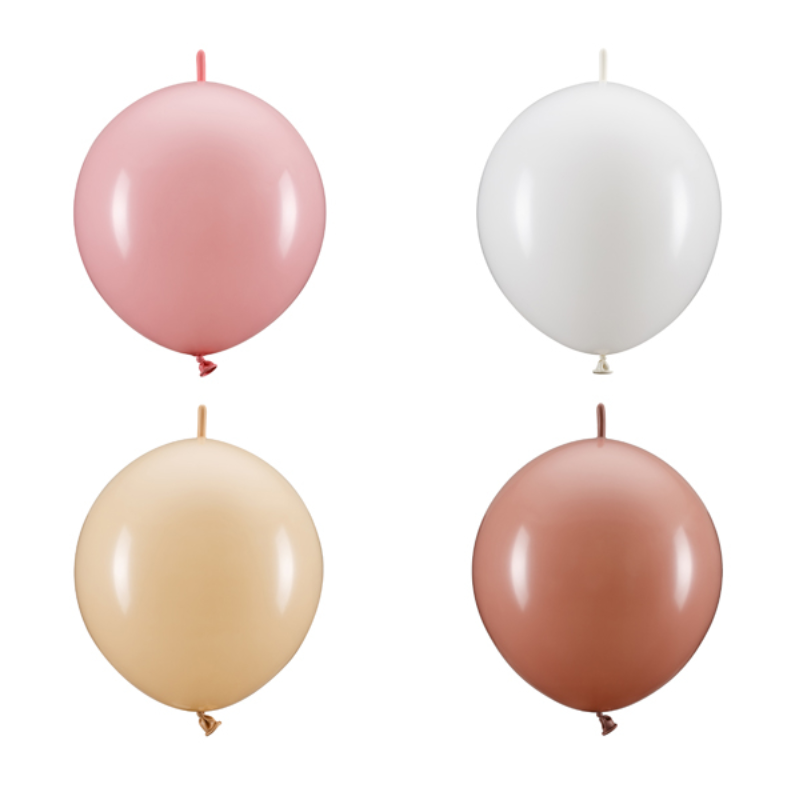 Ballons latex LOL 33 cm 4 couleurs mixtes, paquet de 20
