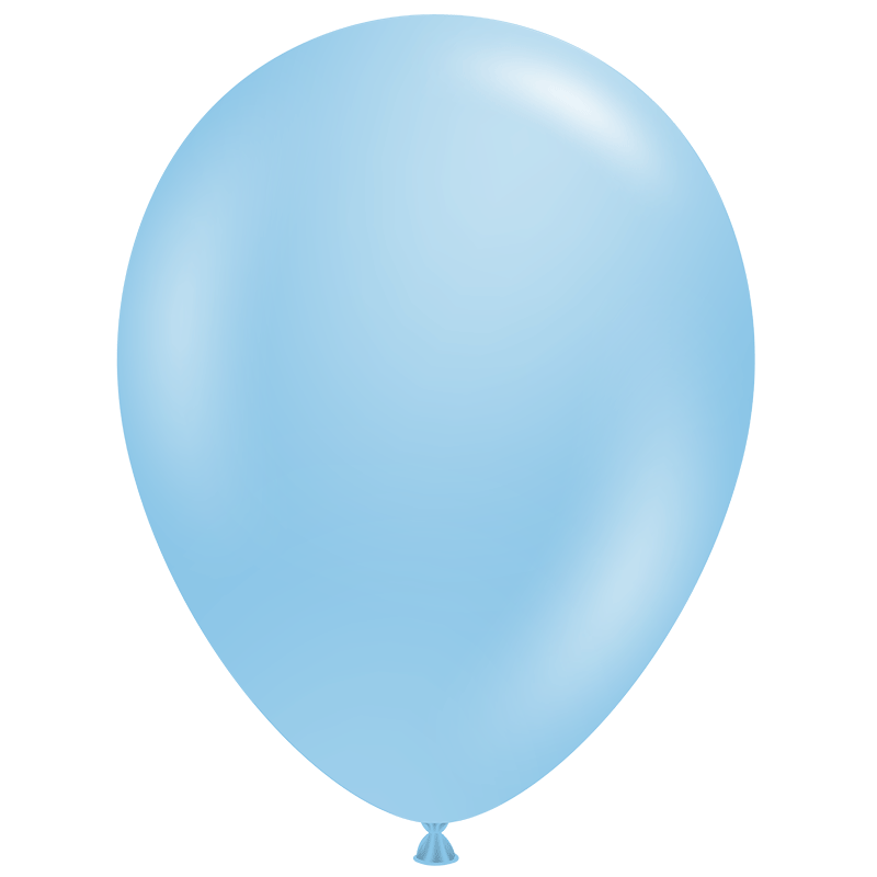 Ballons latex 11"/28 cm Baby blue, paquet de 144 - Tuftex