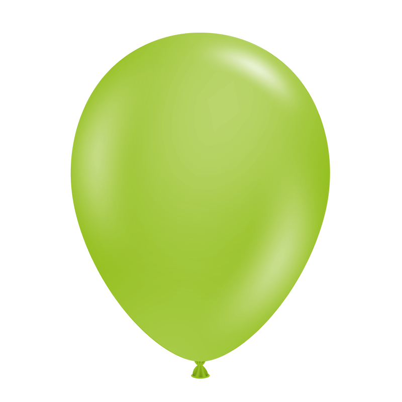 Ballons latex 11"/28 cm vert lime, paquet de 144 - Tuftex