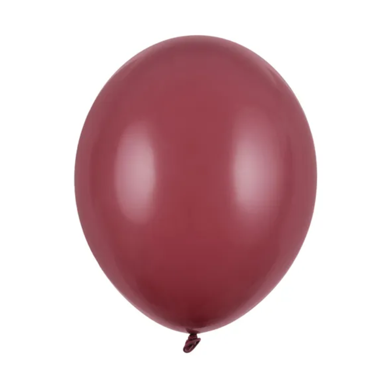 50 Ballons latex 30 cm prune pastel