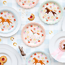 Assiettes chevaux - Lot de 6