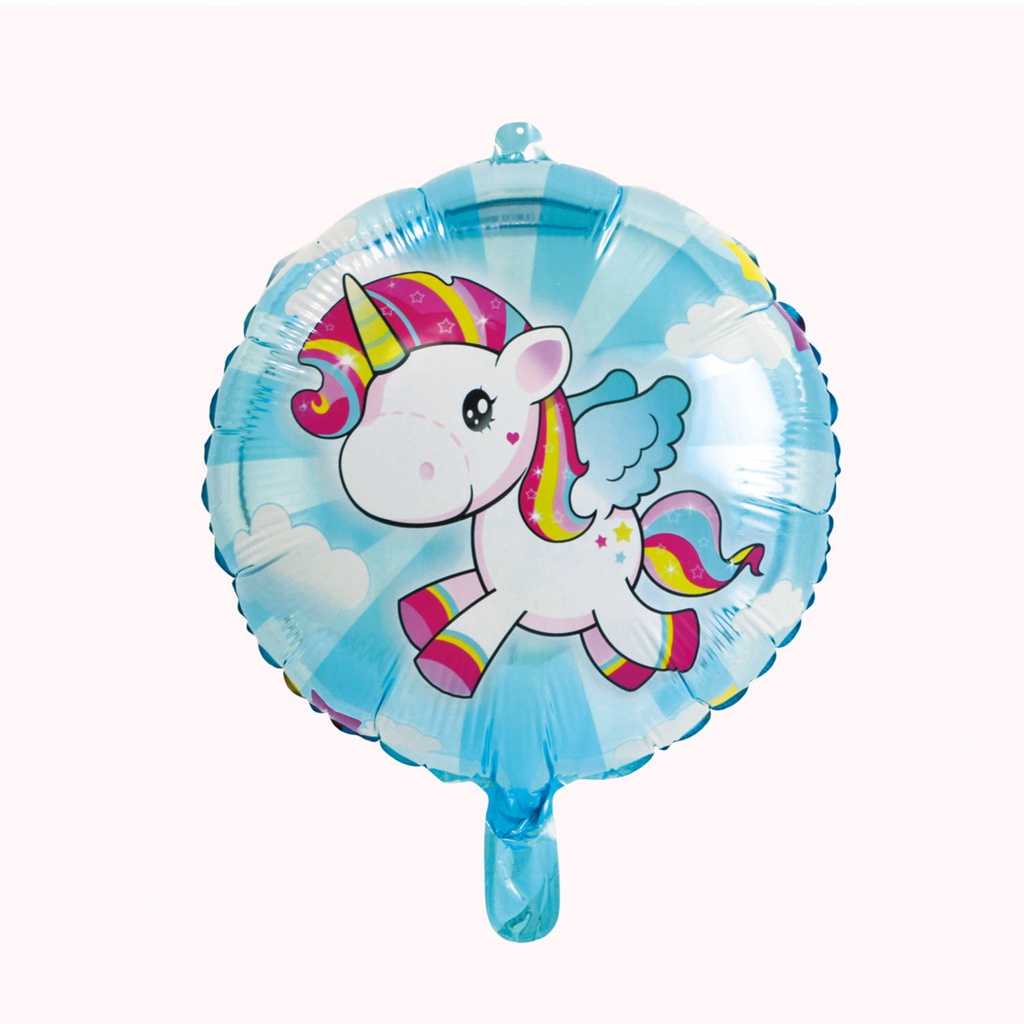 Ballon alu Licorne 45 cm