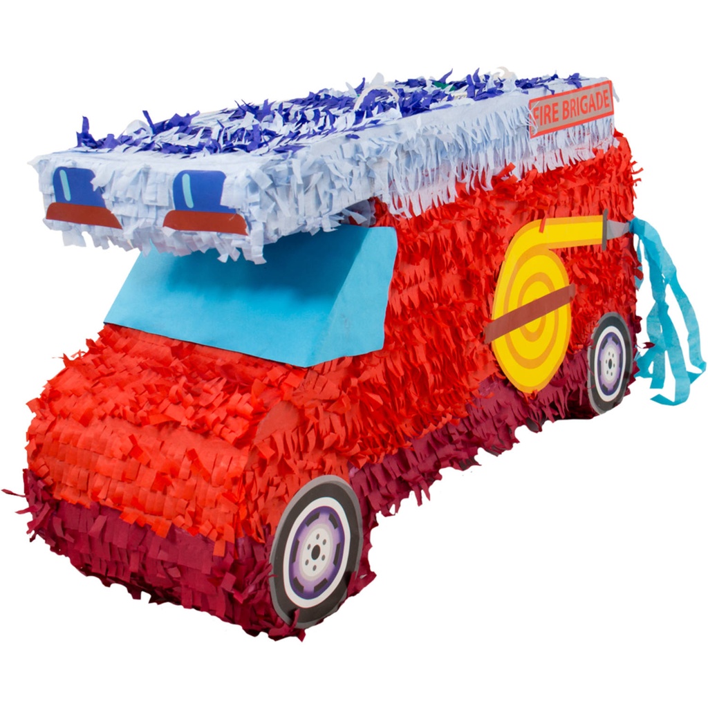 Pinata camion de pompier 55 x 30 cm