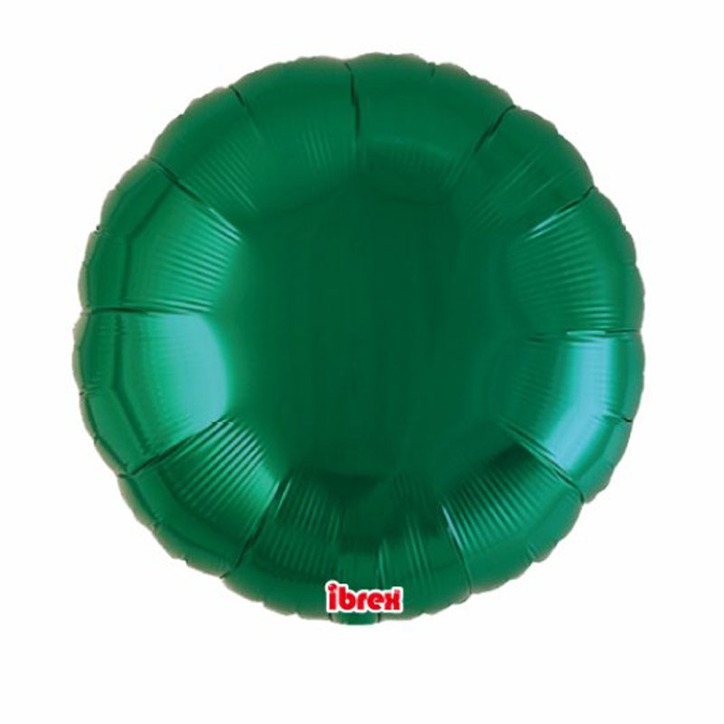 [PMSTK0201311305] Round Foil Balloon 18" Green - Takarakosan