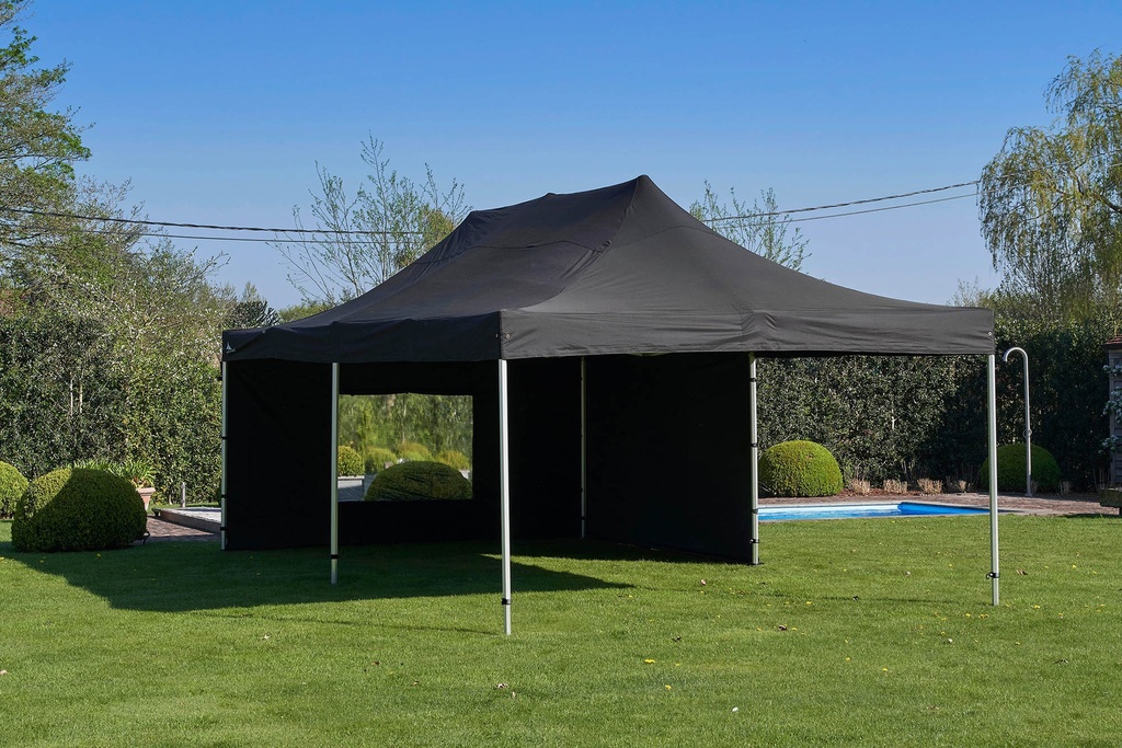 [Tente 4*8] Location tente pliante Pro 4*8 m  couleur noir 