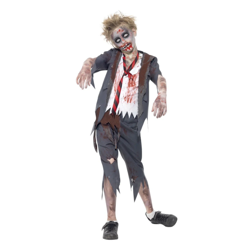 [SMI43022M] Zombie Schoolboy Costume for Boys (7-9 ans)