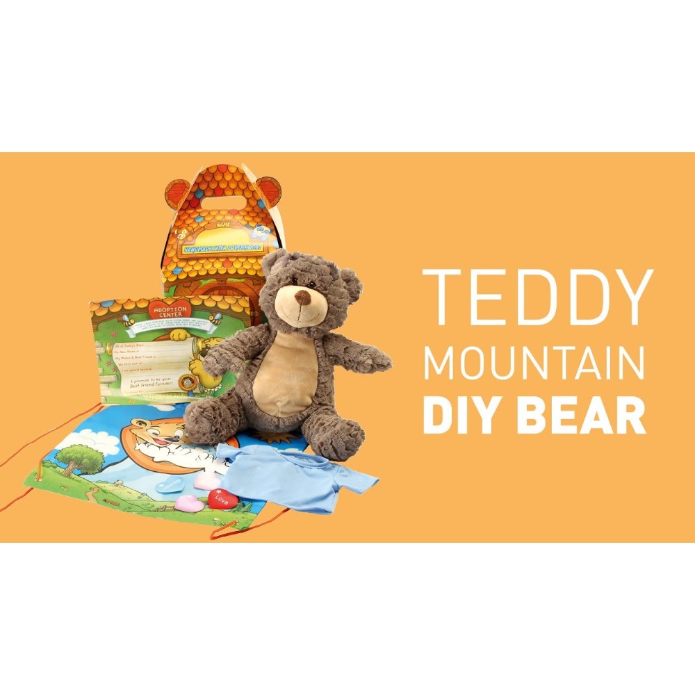 Atelier Création de peluche DIY Teddy Moutain (GRANDE)