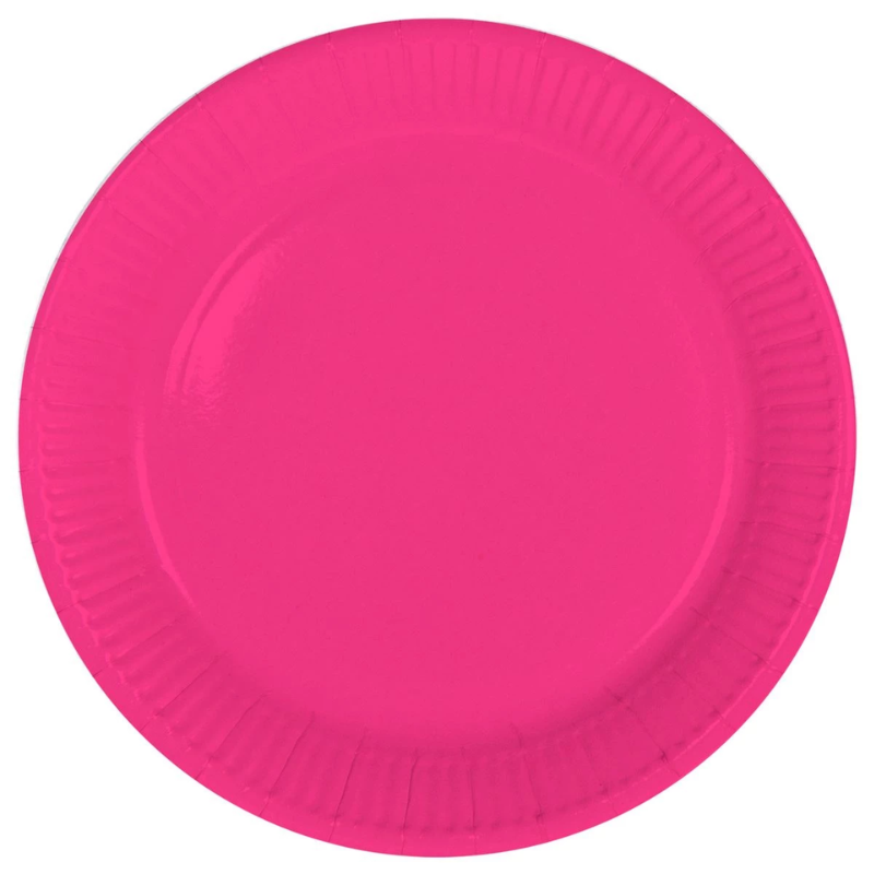 8 assiettes en couleurs mates