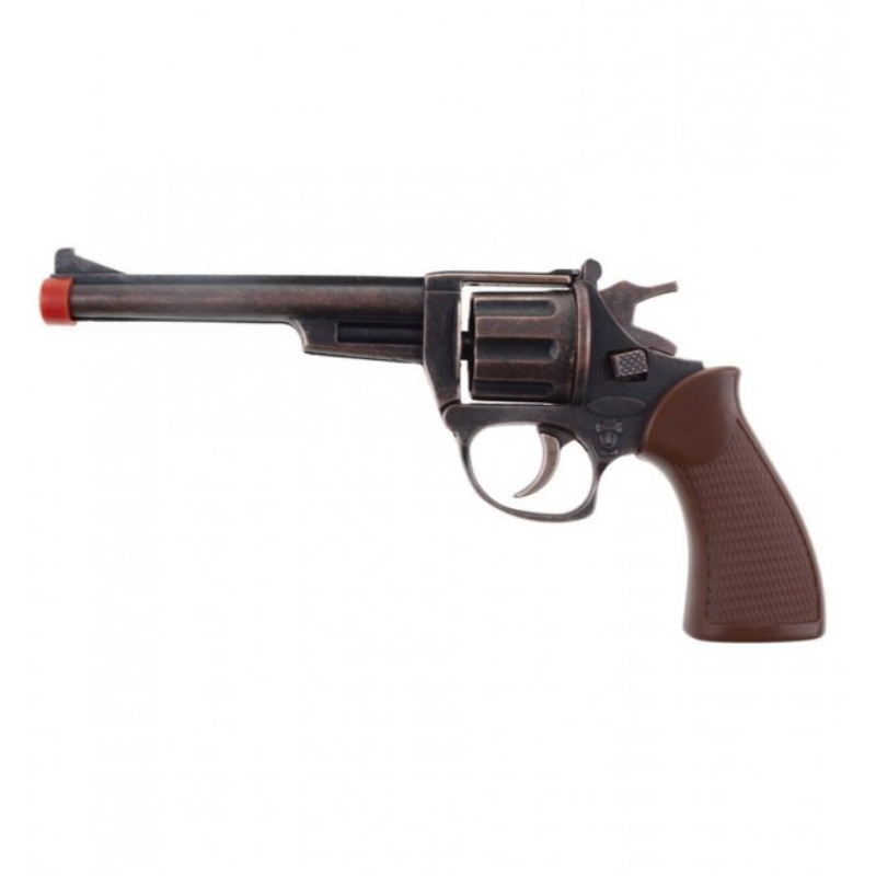 [FUN50356] Pistolet métal 8 coups 19 cm