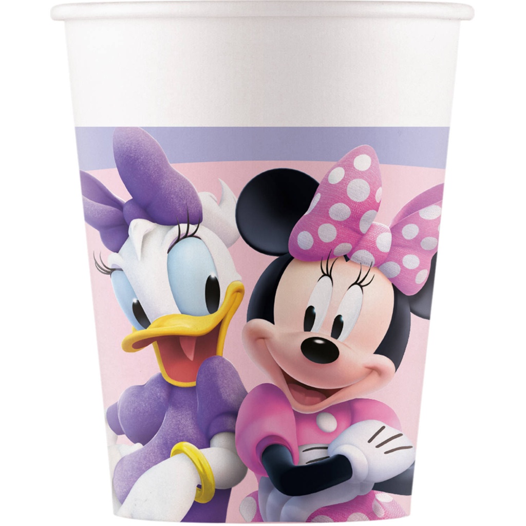 [FOL93831P] Minnie Mouse paper cups, pack of 8 - 200 ml
