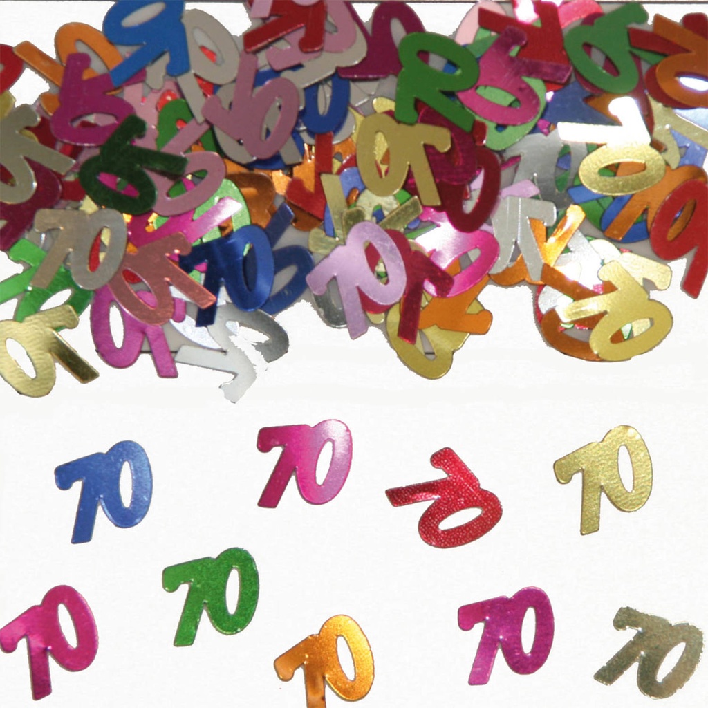 [FOL05319] Confettis de table - 70 ans
