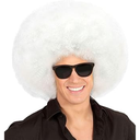 Perruque Afro Blanche