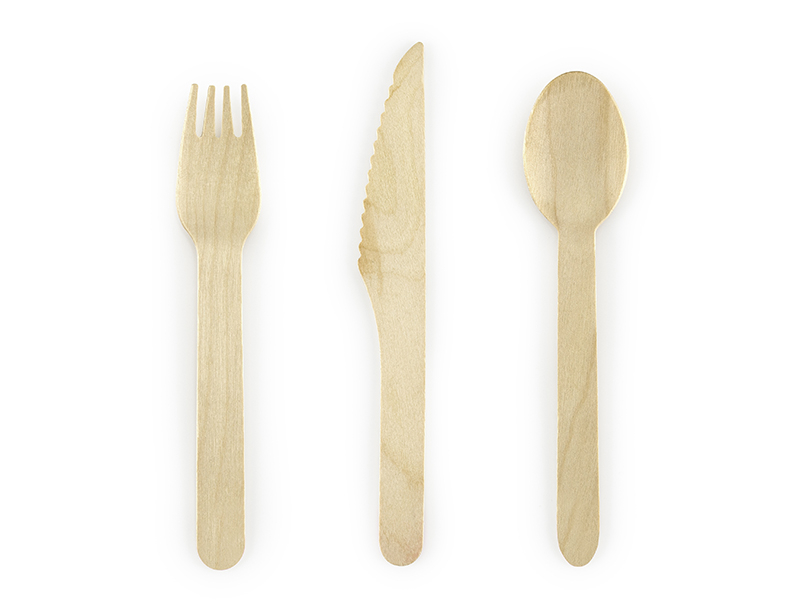 [PARSDR2] 18 Besteck aus Holz (Naturel)