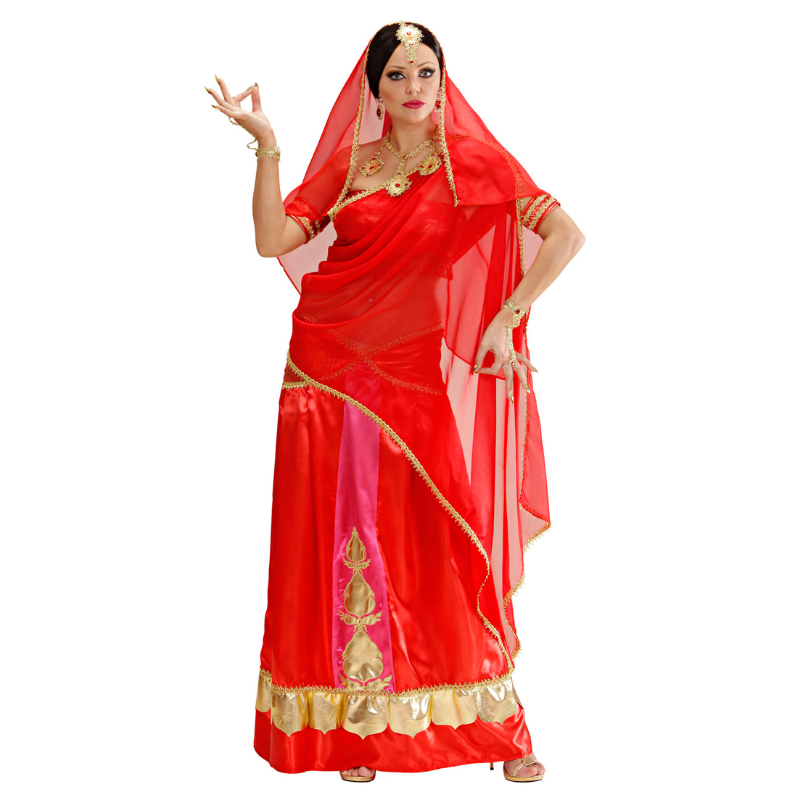 [WID73841] "Hindu-Diva" Kostüm für Damen - Bollywood (S)