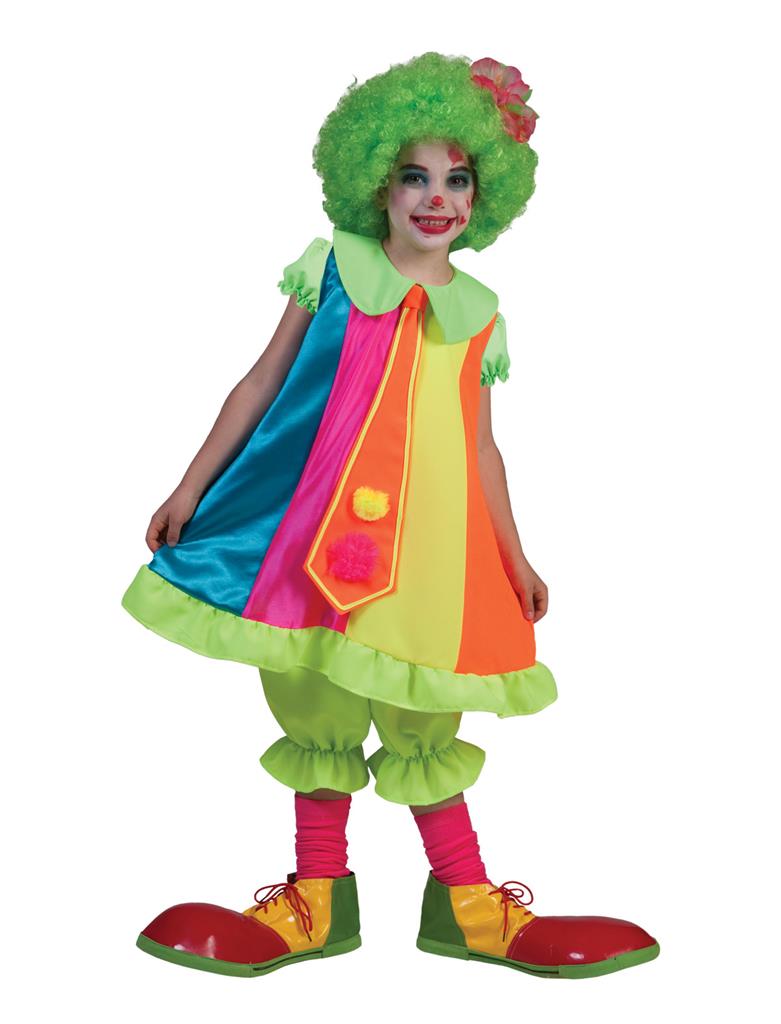 [FUN406086_116] Clown Costume "Silly Billy" for Girls (4-5 ans /116 cm)