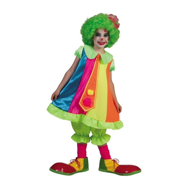 [FUN406086_116] Déguisement de Clown "Silly Billy" pour fille (4-5 ans /116 cm)